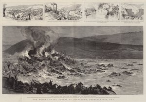 Les récentes inondations mortelles à Johnstown, Pennsylvanie, USA